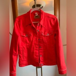 Levi's Red Denim Jacket